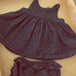 Baby gap denim set
