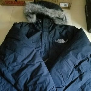 Men's North Face Black Down Coat