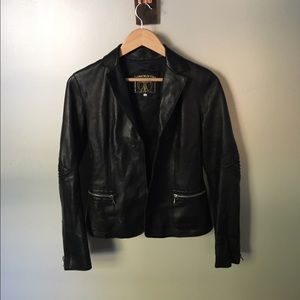 Italian Leather Moto Jacket