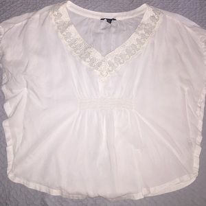 White blouse from AE
