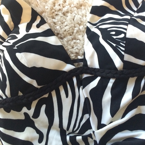 Zebra Cocktail Dress - Picture 2 of 4