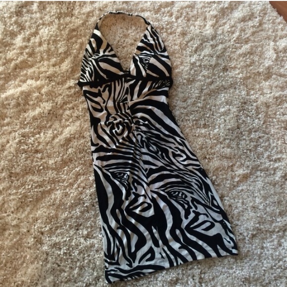 Zebra Cocktail Dress - Picture 4 of 4