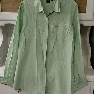 Cruel girl striped button down shirt