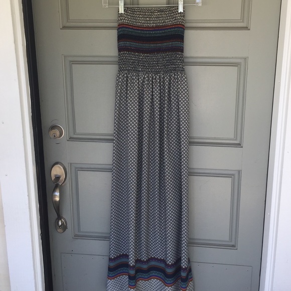 Audrey printed maxi dress
