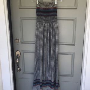 Audrey printed maxi dress