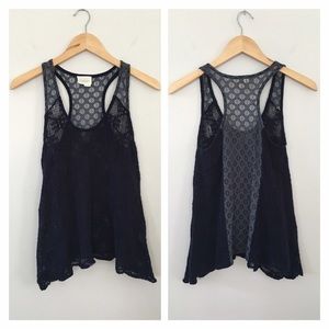 Anthropologie Lace Tank Top