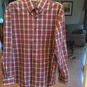 Dress Plaid Shirt. Size L