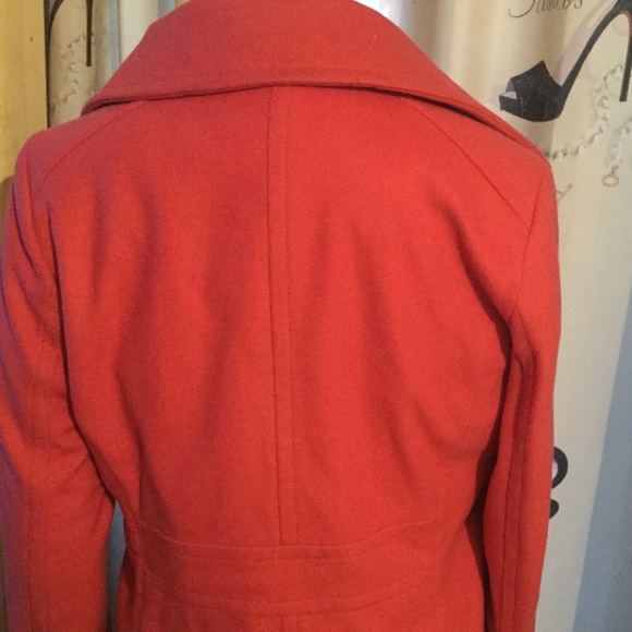 J.Crew Tall Fit Pink wool winter Pea coat SOLD - Picture 3 of 4