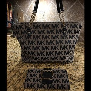 Authentic Michael Kors Handbag and Wallet