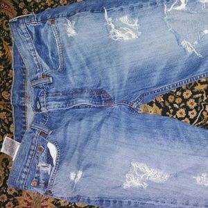 Boyfriend ripped levis