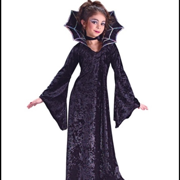 LILLIAN VERNON Velvet Sparkling Spiderella Costume - Picture 1 of 5