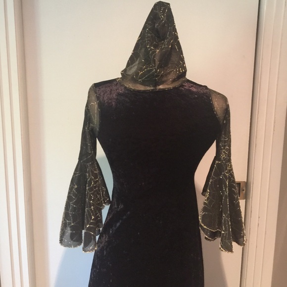 LILLIAN VERNON Velvet Sparkling Spiderella Costume - Picture 4 of 5