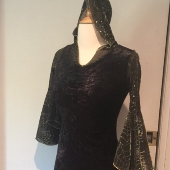 LILLIAN VERNON Velvet Sparkling Spiderella Costume - Picture 3 of 5