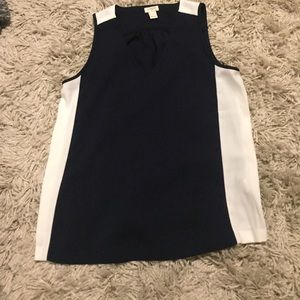 Blue J-Crew top