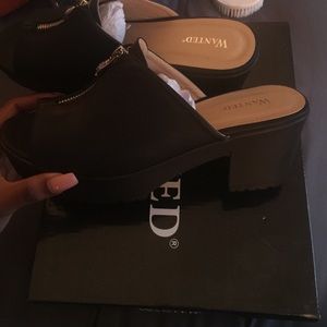 Cute black clogs