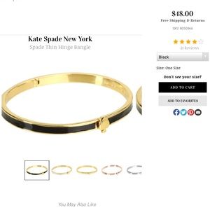 Kate spade bracelet
