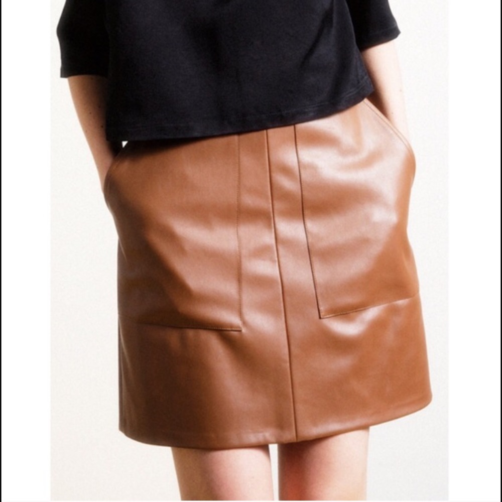 Tan Pam Skirt