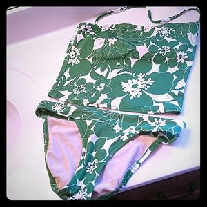 J. Crew Tropical Floral Tankini Swim Suit