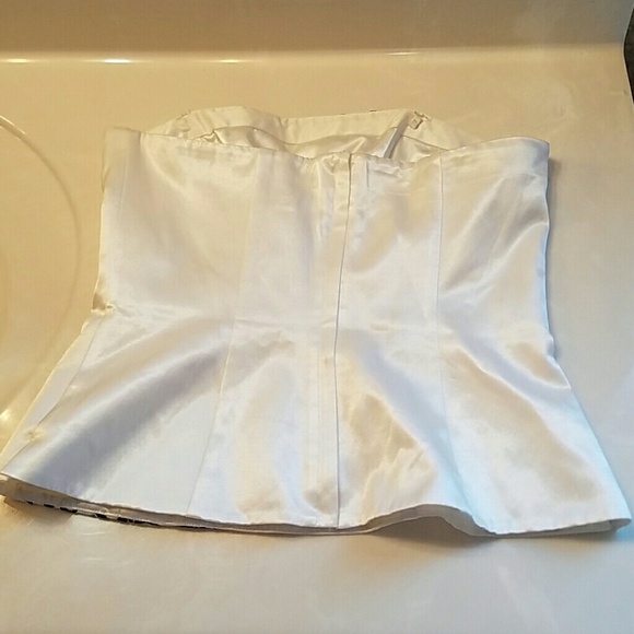 WHBM Embellished Strapless Bustier - Picture 2 of 4