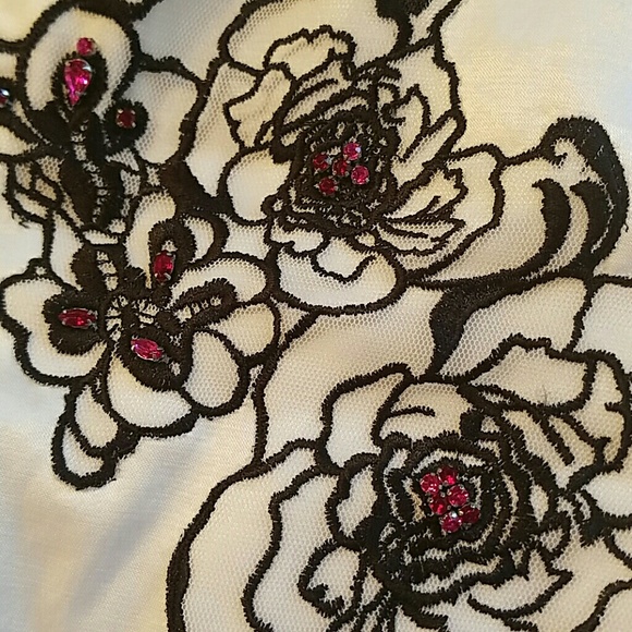 WHBM Embellished Strapless Bustier - Picture 4 of 4