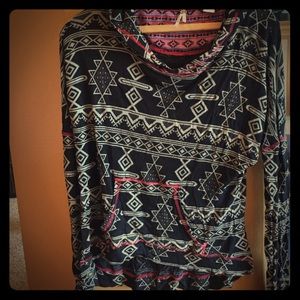 BKE long sleeve pocket and hoodie shirt