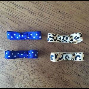 Handmade hair clippies