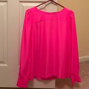 Hot pink Jcrew blouse
