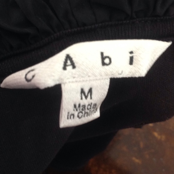 Cabi black ruffle top - Picture 4 of 4