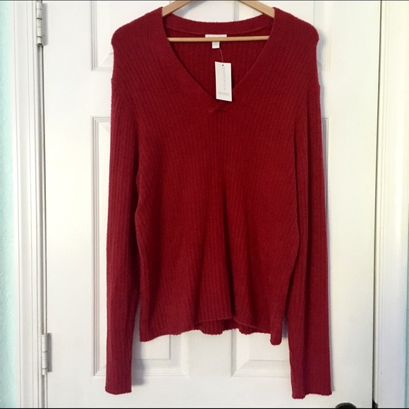 Christmas Classy Luxurious Charter Club Red Christmas sweater