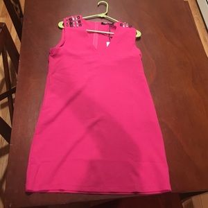 Pink semi-formal dress