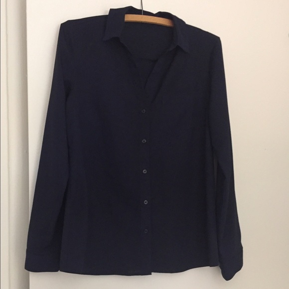 Navy Blouse - Small