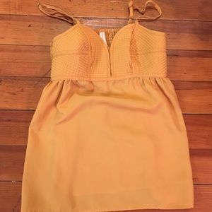 Mustard yellow tank top