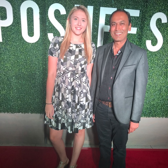 My daughter Anna on the red carpet!