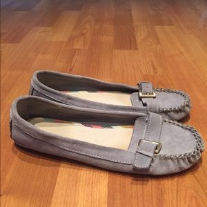 Old Navy Gray Slip-On Moccasins