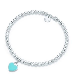 Return to Tiffany - Blue heart bracelet-6.5 inches
