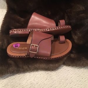 Coach sandals Never worn !