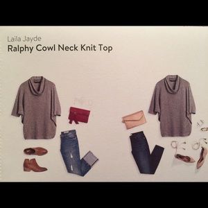 Cowl neck top