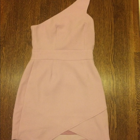 One shoulder light purple mini - Picture 1 of 4