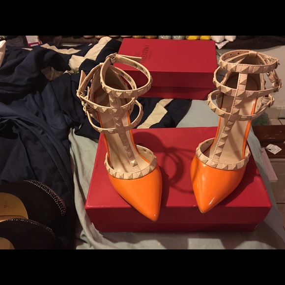 Orange heels