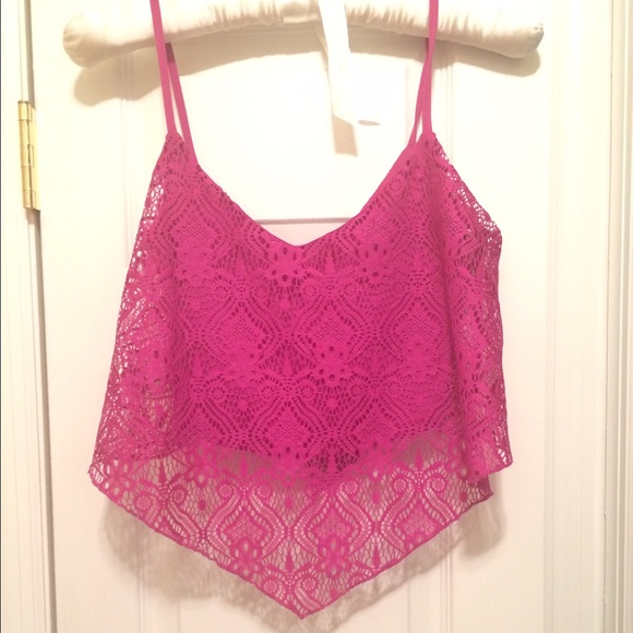 Purple crop top - Picture 1 of 4