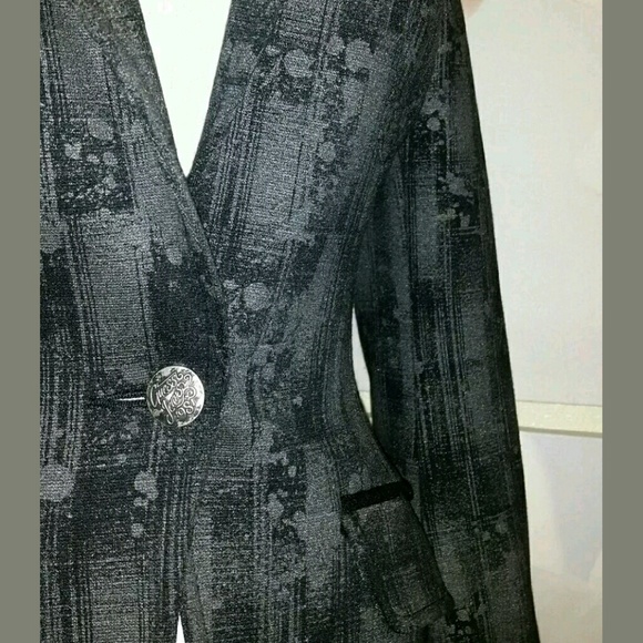 Guess Jeans 1 button close Blazer Jacket - Picture 2 of 4