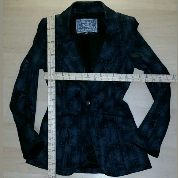 Guess Jeans 1 button close Blazer Jacket - Picture 4 of 4