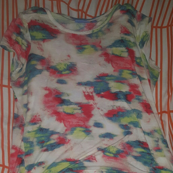 Simply Vera Wang watercolor t shirt xl