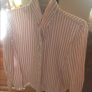 Strip buttom down shirts