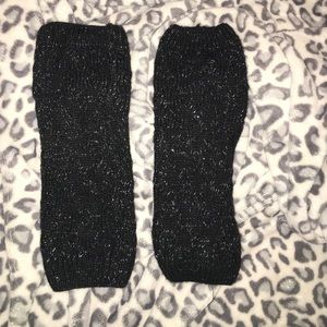 Sparkly leg warmers