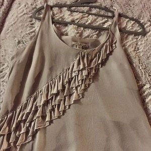 Banana Republic ruffle sleeveless blouse
