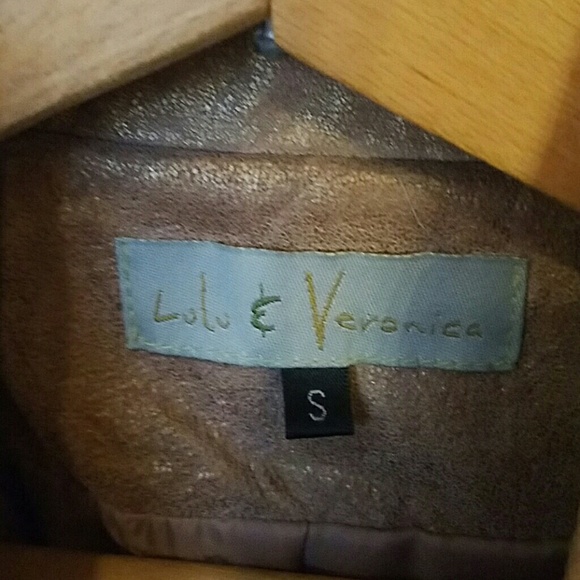 Lulu & Veronica Leather Crop jacket - Picture 2 of 3