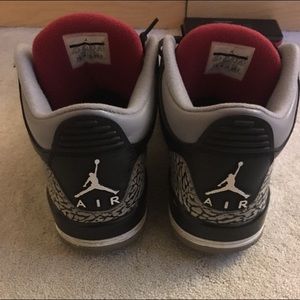 Black cement 3s