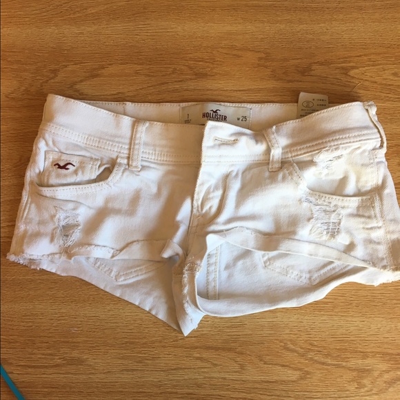 Hollister White Shorts