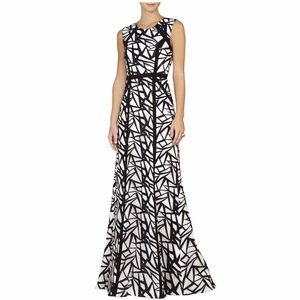 BCBG Formal Black and White Gown